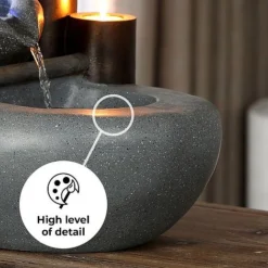 Cascading Bowls LED Garden Water Feature 8 Cascading Bowls LED Garden Water Feature -Garden Central Sales Store Bowl edit3