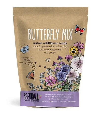 Butterfly Mix Seed Bag - 100 Balls 1 Butterfly Mix Seed Bag - 100 Balls