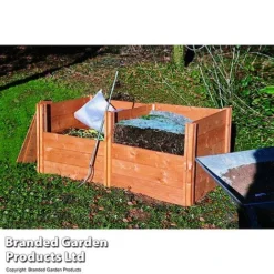 Modular Wooden Compost Bin -Garden Central Sales Store COMP WOODCMBIN U32469