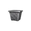 Tuscany Planter Roman Square 31cm - Silver Effect