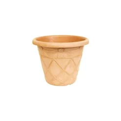 Tuscany Planter Roman Round 45cm Aged Mesquite Effect