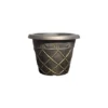 Tuscany Planter Roman Round 45cm Black Bronze Effect