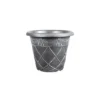 Tuscany Planter Roman Round 45cm Silver Effect