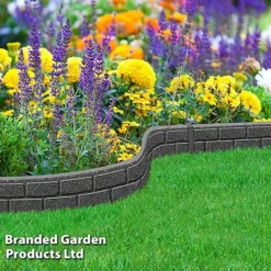 Ultra-Curve EZ Border Edging- Small Brick -Garden Central Sales Store CURV BRICKGREY S48174