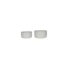 Catania White Terrazzo Set Of 2 Cylinder Bowls