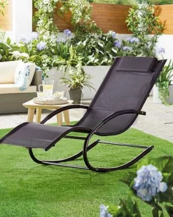 Idooka Mesh Rocking Sun Lounger -Garden Central Sales Store Corner20Lawn