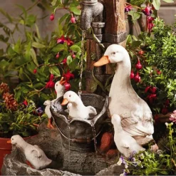 Duck Fountain -Garden Central Sales Store D9662 1000x1000 LS 4