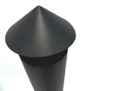 Idooka Garden Chiminea Outdoor Fire Pit Patio Heater Black Metal Log Burner Chimney -Garden Central Sales Store DSCN1118