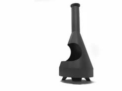 Idooka Garden Chiminea Outdoor Fire Pit Patio Heater Black Metal Log Burner Chimney -Garden Central Sales Store DSCN1140