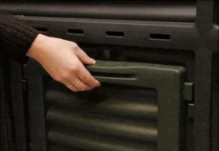 Idooka Compost Bin Garden Compost Accelerator - Outdoor Bin With Lid For House Plant Compost And Bark For Garden Soil For Vegetables -Garden Central Sales Store Drawer