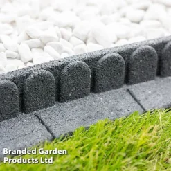 Lawnmower Friendly Flexi-Edge Border - Grey -Garden Central Sales Store EDGE MOWERGREY S48180