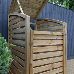 Pressure Treated 3' X 3' Bin Storage Unit -Garden Central Sales Store ESDXL21PT02420300dpi 7