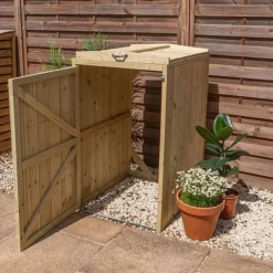 Premium Pressure Treated 2' X 3' Bin Storage Unit -Garden Central Sales Store ESDXL21PT030 1