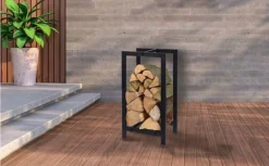 Idooka Wood Basket Log Store Firewood Rack -Garden Central Sales Store FB82004001