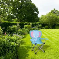 Idooka Kids' Folding Crocodile Camp Chair -Garden Central Sales Store FC5000050.ELEPHANT.Lifestyle