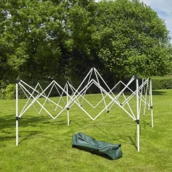 Pop Up Garden Gazebo Party Tent 3m X 3m Green -Garden Central Sales Store FSGPRO LS3
