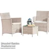 Seville Rattan Garden Bistro Set