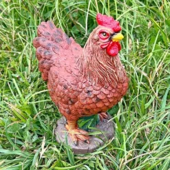 Pair Of Garden Chicken Ornaments -Garden Central Sales Store FW1006 9