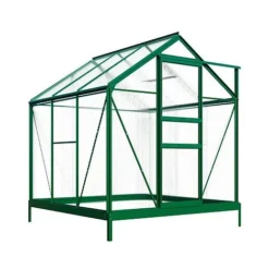 Garden Grow Traditional Greenhouse 6.2 X 6.2 X 6.6ft - Green -Garden Central Sales Store G0467 3