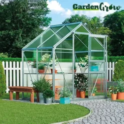Garden Grow Traditional Greenhouse 6.2 X 4.3 X 6.6ft -Garden Central Sales Store G0509201000x100020with20logo