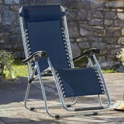 Garden Gear Zero Gravity Chair - Navy -Garden Central Sales Store G0883 2000x2000 1