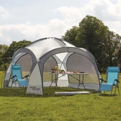 Garden Gear 3.5m Dome Event Shelter With Two Sunshade Walls -Garden Central Sales Store G1155206201000x10001