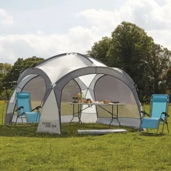 Garden Gear 3.9m Dome Event Shelter With Two Sunshade Walls -Garden Central Sales Store G1155206201000x10003