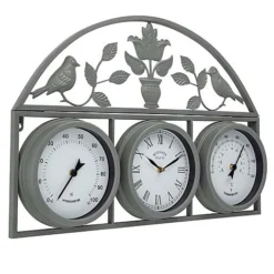 Garden Wall Clock - Grey -Garden Central Sales Store G2613 2 2000x2000 1