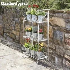 Three-tier Highbury Folding Metal Plant Stand -Garden Central Sales Store G2663 1