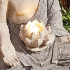 Serenity Lotus Buddha Water Feature -Garden Central Sales Store G2746 5