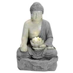 Serenity Lotus Buddha Water Feature -Garden Central Sales Store G2746 8