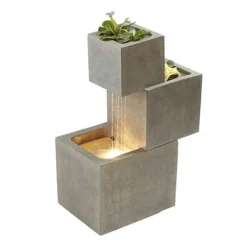 Serenity Cascade Water Feature With Planters -Garden Central Sales Store G2748 10