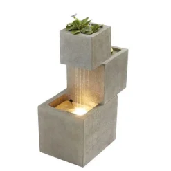 Serenity Cascade Water Feature With Planters -Garden Central Sales Store G2748 9