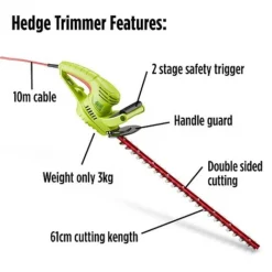 Garden Gear 600W Hedge Trimmer -Garden Central Sales Store G2759 8
