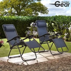 Garden Gear Zero Gravity Chair - Navy -Garden Central Sales Store G3725202000x200020LS20320With20logo