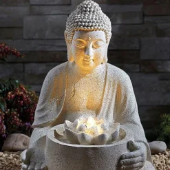 Serenity Serene Buddha Water Feature -Garden Central Sales Store G3864 3