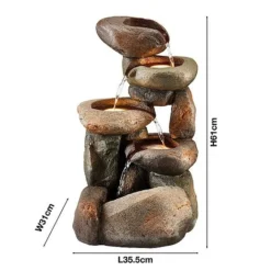 Serenity Tumbling Rocks Water Feature -Garden Central Sales Store G3873 6