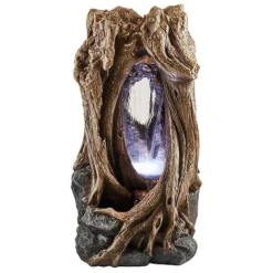 Serenity Hollow Tree Trunk Waterfall Water Feature -Garden Central Sales Store G3946 4