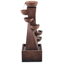 Serenity 6-Tier Bowl Tower Water Feature -Garden Central Sales Store G3947 3