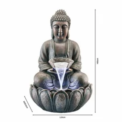 Serenity Bronze Sitting Buddha Water Feature -Garden Central Sales Store G3958202000x200020CO20120Dimensions