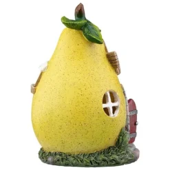 Garden Gear Solar LED Pear Fairy House -Garden Central Sales Store G4106 71