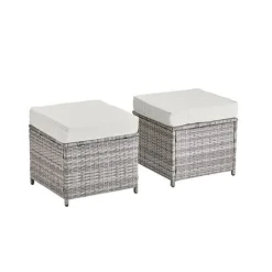 Garden Gear Riviera 5-Seat Rattan Set -Garden Central Sales Store G4559 G4561 Riviera 5 Light Grey WCover CO 6