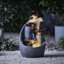 Serenity Cascading Vase Water Feature -Garden Central Sales Store G4639204