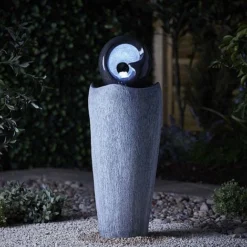 Serenity Contemporary Stone-effect Water Feature -Garden Central Sales Store G46402015