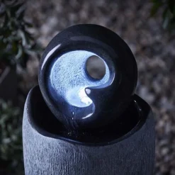 Serenity Contemporary Stone-effect Water Feature -Garden Central Sales Store G46402016