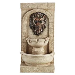 Serenity Lion Head Wall Water Feature -Garden Central Sales Store G46482013