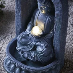 Serenity Buddha Water Feature -Garden Central Sales Store G46522023