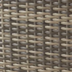 Garden Gear Milan Rattan Lounge Sofa Set - Dark Grey -Garden Central Sales Store G4678 MIilan L Shape Rattan Grey CO 4