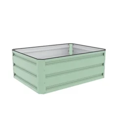 Metal Raised Garden Bed - Light Green -Garden Central Sales Store GB B cut