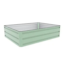 Metal Raised Garden Bed - Light Green -Garden Central Sales Store GB F cut
